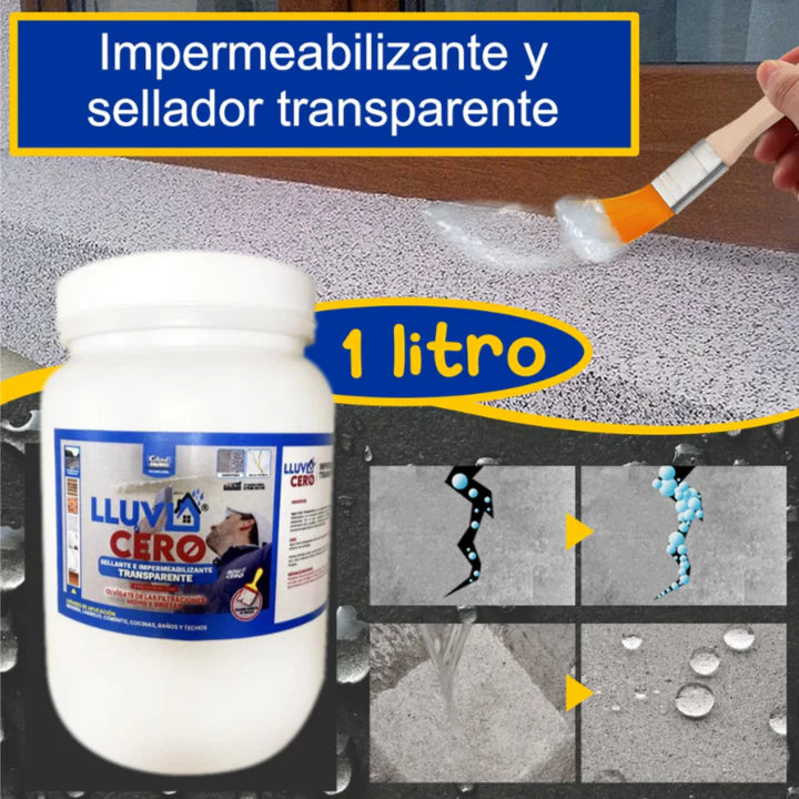 COMPRA 3 Y PAGA 2 - LLUVIA CERO™ - SELLADOR IMPERMEABILIZANTE DE 1 LITRO