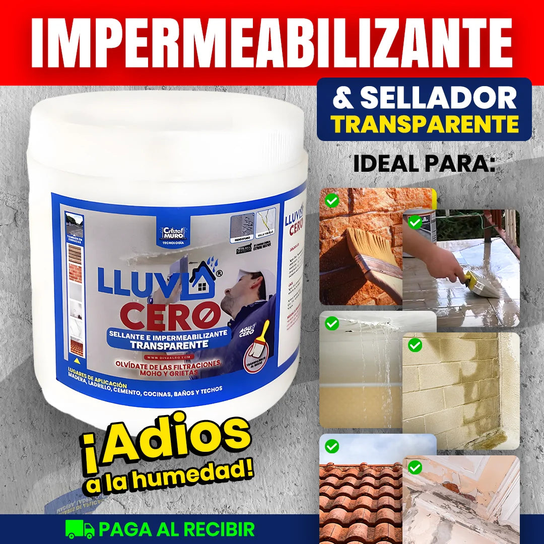 COMPRA 3 Y PAGA 2 - LLUVIA CERO™ - SELLADOR IMPERMEABILIZANTE DE 1 LITRO