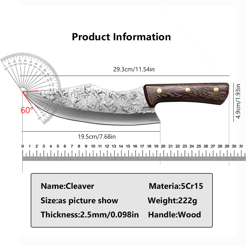 Cuchillo Profesional Forjado a Mano + Funda • Cuchillo King™