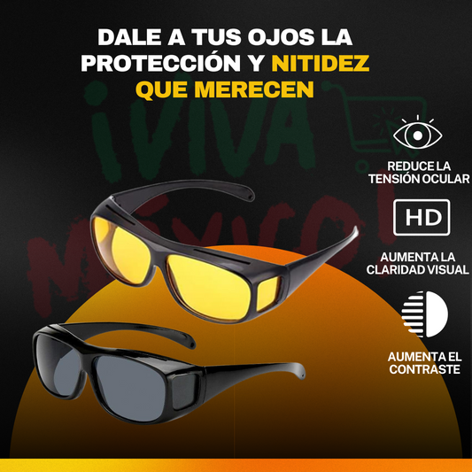 VisiónNocturna Mexicana® Gafas de Vision 2x1